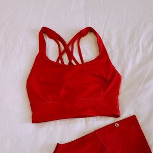 Lululemon Red Bra size 6